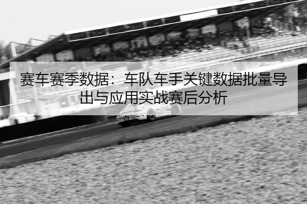 赛车赛季数据：车队车手关键数据批量导出与应用实战赛后分析